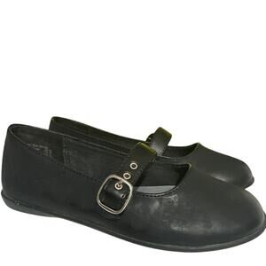 Smart fit Mary Jane Charles IX Black Noir shoes kids size 12 excellent condition